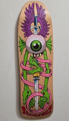 Roues De Skateboard Santa Cruz OJ Teamrider 61 Mm 97A - Réédition Jim Phillips - Neuf