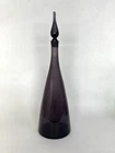 Vintage Blenko Mulberry 920 L Glass Decanter– 1958- Winslow Anderson - w/Stopper