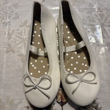 Toddler Girls' Nora Slip-On Ballet Flats White - Cat  Jack - SIZE 9