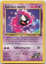 Sabrina's Gastly 97/132 Common Gym Challenge Pokemon Unlimited MP