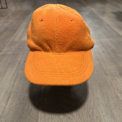 VTG Gap Pro Fleece Baseball Hat Vtg Outdoor  90s Orange - missing top button  