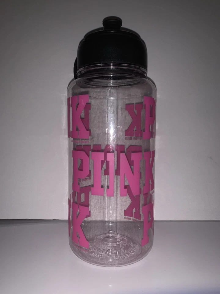 Garrafa de água Victoria’s Secret rosa 32 oz rara usada - Imagem 3 de 4