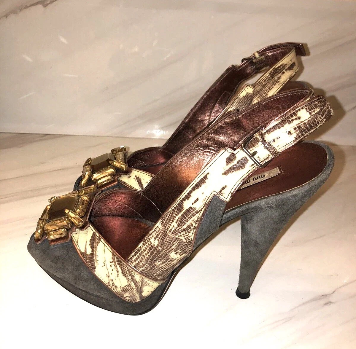 Escarpins Nude Strass Jeeni – Talon Aiguille Pointe Ouverte Taille 41 – Mariage