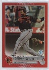 2022 Topps Series 1 1st Edition Red /50 Pedro Severino #72 pe8