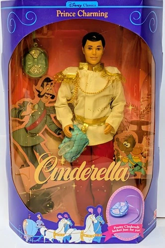 Mattel Vintage 1991 Disney Classics Cinderella Prince Charming Doll