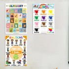  12 Sheets Classroom Decorations Preschool Children Education Poster