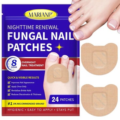 Parches para unas extra fuertes 24 unidades para uso nocturno para unas los pies