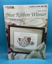 Leisure Arts Paula Vaughn Book 16 Blue Ribbon Winner Chart Booklet 649