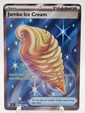 Jumbo Ice Cream 109/086 Pokémon TCG Chaos Rising Ultra Rare Trainer Item Holo NM
