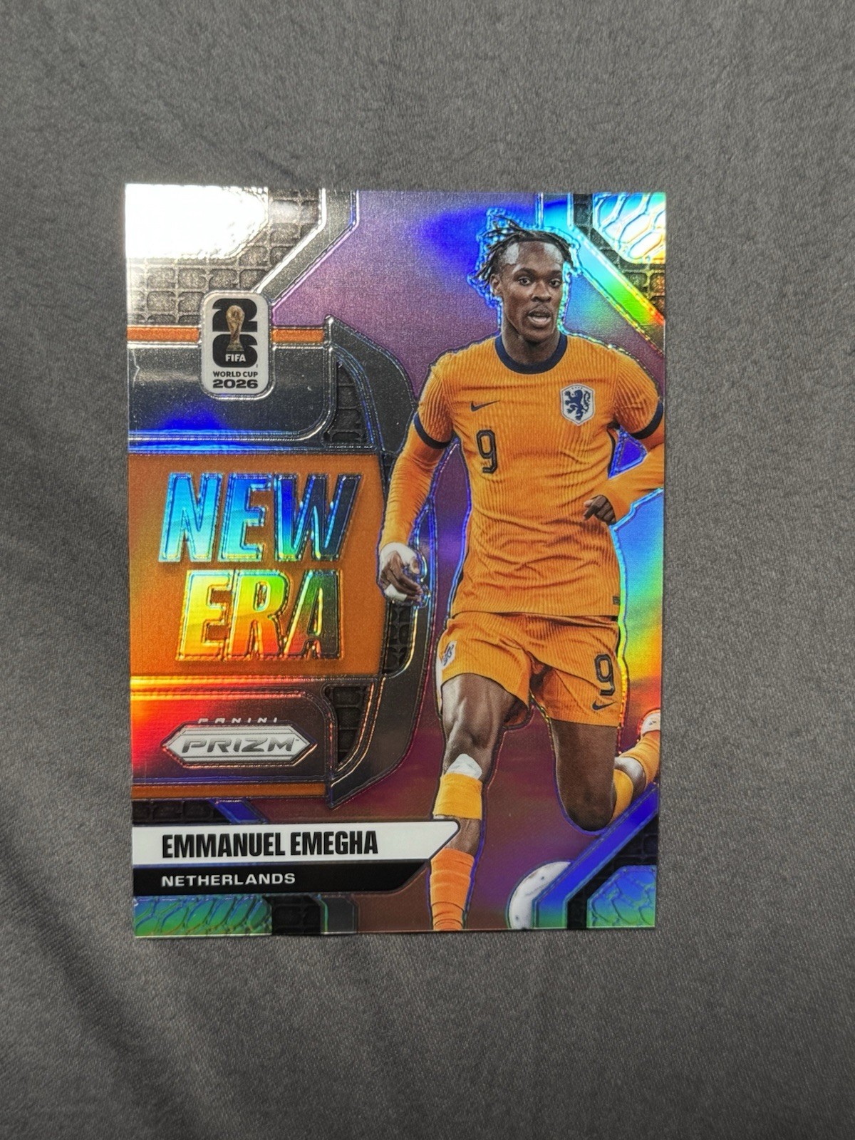 2026 Prizm World Cup EMMANUEL EMEGHA New Era Silver Insert NETHERLANDS