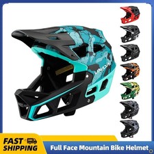 Bicycle Cycling Helmet Downhill MTB Helmet Full Face Mountain Road Bike Helmet