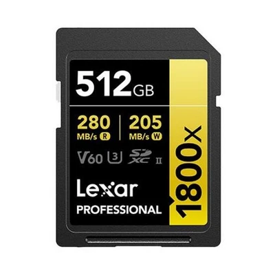 Lexar Professional 1800x SDXC UHS-II Karte Gold Serie