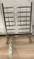 ICO Towel Warmer Kontour 25" x 38" x 11” Plug-In Brushed Nickel K1024E RM5 $599