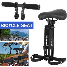 Bike Front Mounted Child Seat Kids Top Tube Bicycle Detachable Child Armrest AU