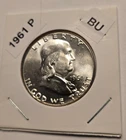 1961-P Franklin Silver Half Dollar BU Condition with Cartwheel and Luster