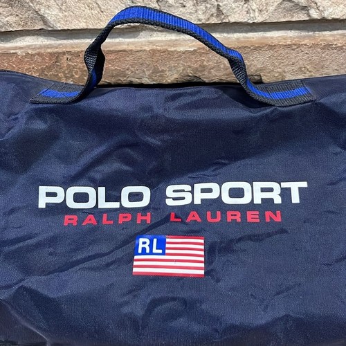 Borsone Borsone Polo Sport Ralph Lauren Blu Navy Palestra - Foto 2 di 8