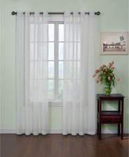 Curtain Fresh Curtainfresh Grommet Voile 59 x 108 Panel, White