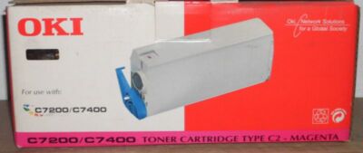 Oki Type C2 Toner magenta für C7200 C7400  41304210  OVP A