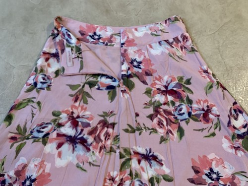 Diana Ferrari Skirt Size 10 Pink Floral A-line Knee Length - Picture 7 of 12