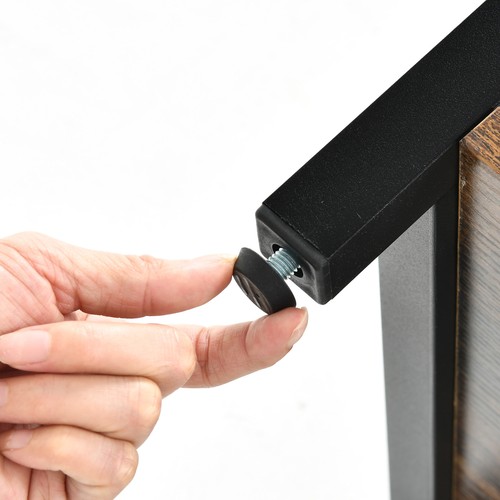Industrial LED TV Stand with Power Outlet Media Console For 50/60/65/70" TVs - Picture 21 of 22