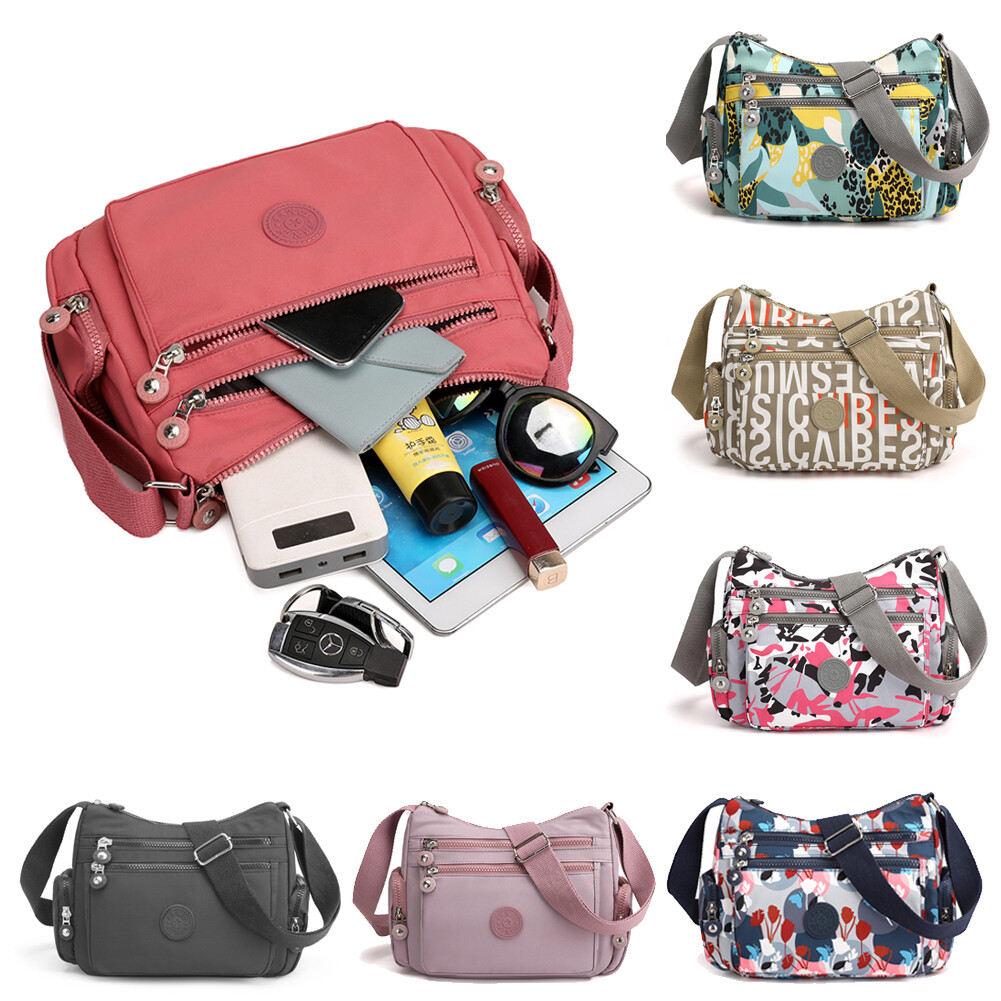 Women's Waterproof Nylon Messenger Bag Shoulder CrossBody Bag Handbag Purse  US