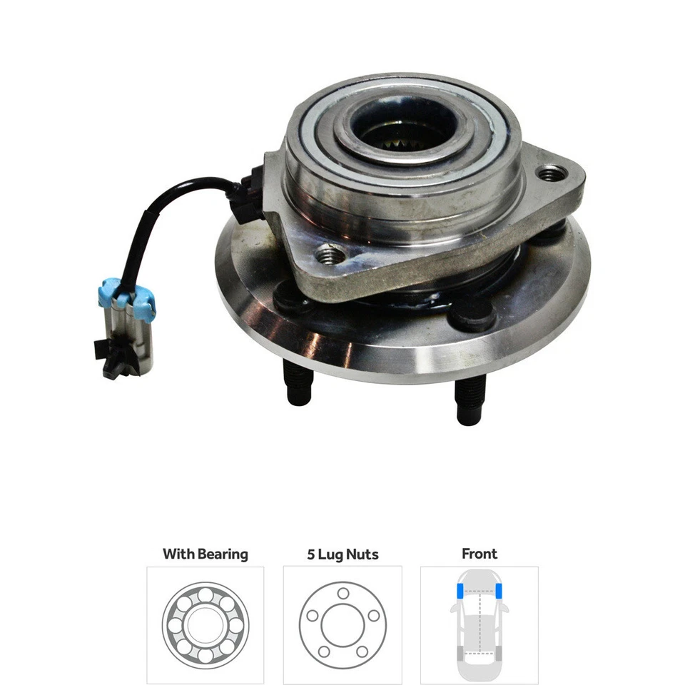 Kit de buje de rueda para 07-15 Chevrolet Equinox Captiva Sport Saturn Vue Suzuki XL-7 Foto 2 de 4