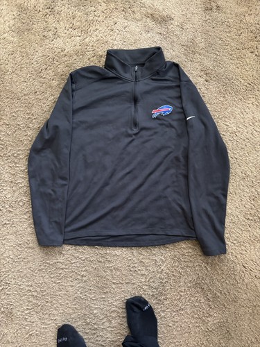 Buffalo Bills Nike Dry Fit Long Sleeve 1/4 Zip XL