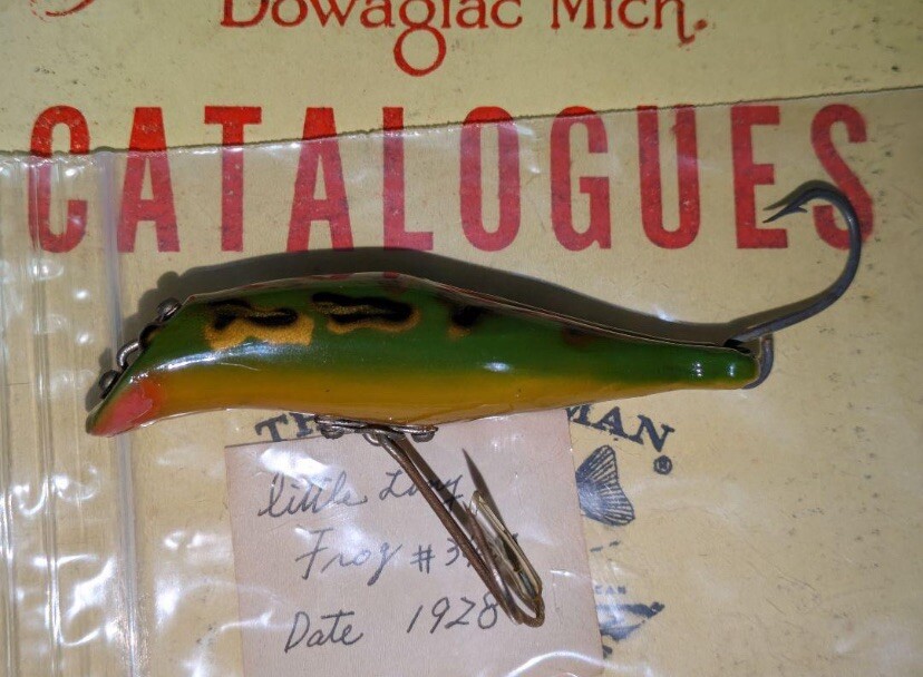 Heddon Little Luny Frog 3400 1928's Old Lure Ship From Japan - Image 6