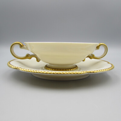 Castleton Fine China SOVEREIGN Cream Soup Sets - Set of Four