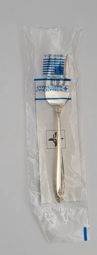 International Prelude Sterling Silver Salad Fork Brand New