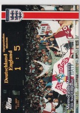 Topps Soccer 2001 38 England fans celebrate 5...