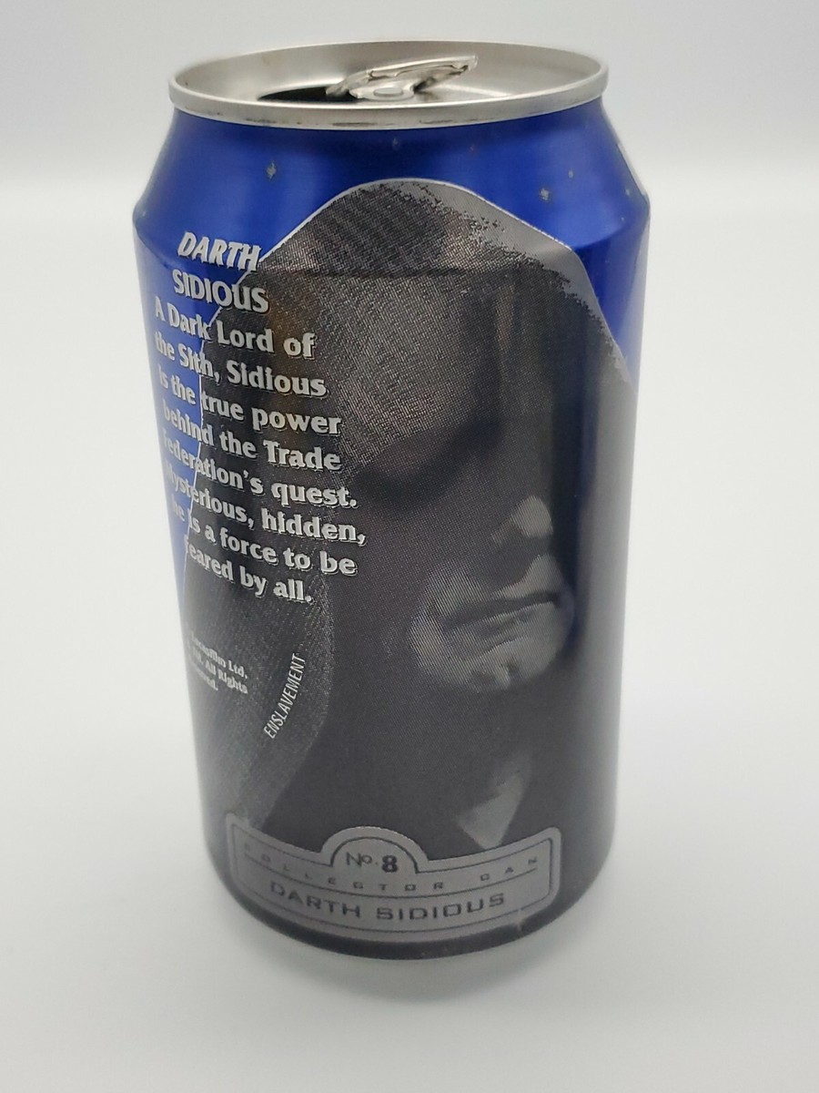 1999 Star Wars Episode I The Phantom Menace Pepsi Can #8 DARTH