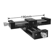 X-Axis CNC Micro workbench Manual bilayer slide table 120mm stroke 60A-DB120-2