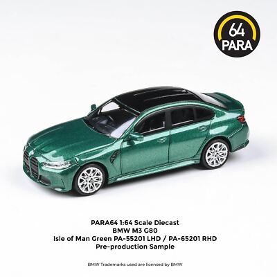1:64 BMW M3 G80 -- Isle of Man Green -- PARA64 | eBay