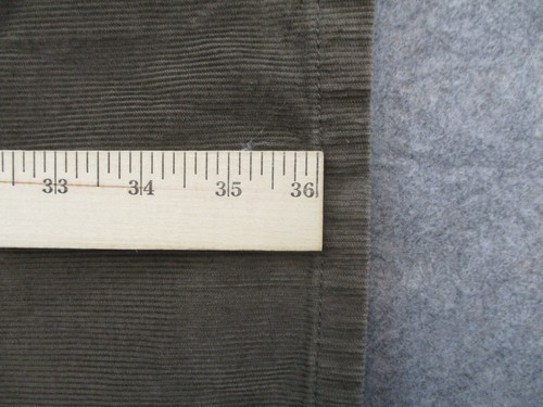 Eddie Bauer Pants Mens 44 Tall Brown Chino Flat Front Straight Corduroy 46x36 - Picture 8 of 9