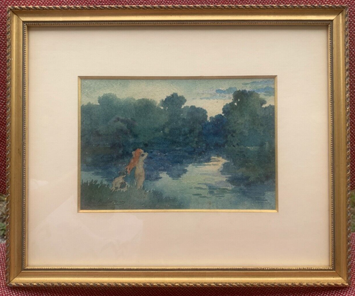 Luc BARBUT-DAVRAY (1863-1926) Ecole Française Les Naïades 1909 Nimes Paris - Photo 2/9