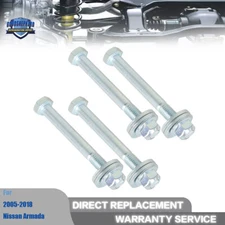 4Pcs Camber Cam Bolt Kit For 2005-2019 Nissan Frontier Infiniti QX80 K80276