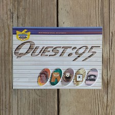 Quest 95 Rave Flyer. Quest, Wolverhampton. January 28th 1995.