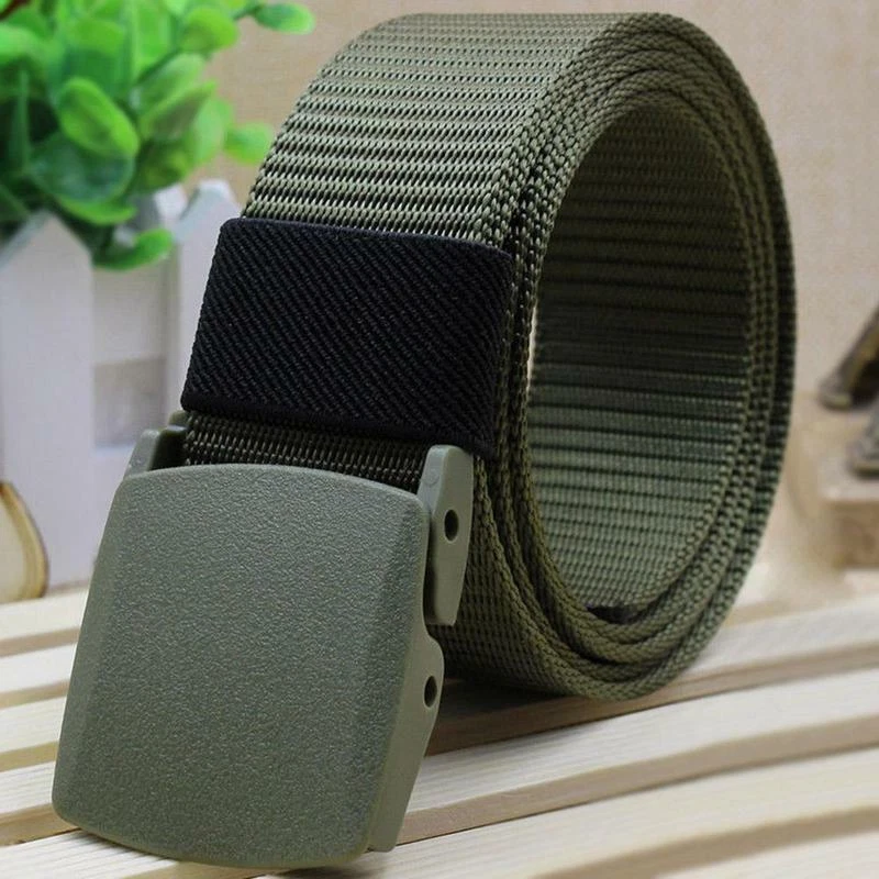 Military top buckle belt