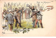 Illustrators - No. 69522 - A. Thiele - On the scale greeting