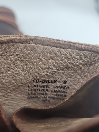 Stivaletti stringati FREEBIRD Billy invecchiati pelle marrone donna taglia 8 - Foto 7 di 7
