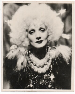 Original 1930s Photo of  Hollywood Actress Marlene Dietrich