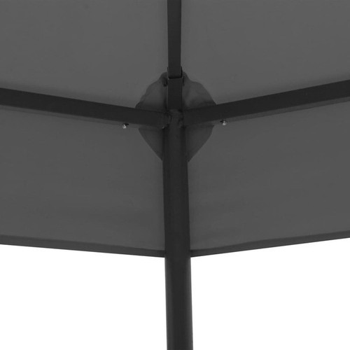Garden Gazebo 323x275x265 cm Anthracite - Picture 3 of 8