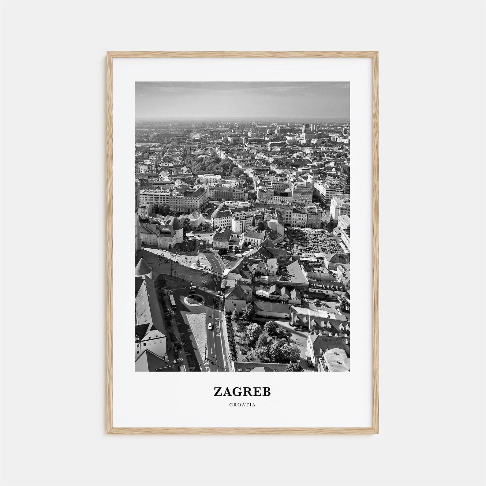 Zagreb Wall Art Zagreb Wall Decor Zagreb Poster Zagreb Home Decor Zagreb Travel