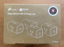Kasa Smart Wi-Fi Plug Mini by TP-Link 4-Pack HS103P4 Hardly Used