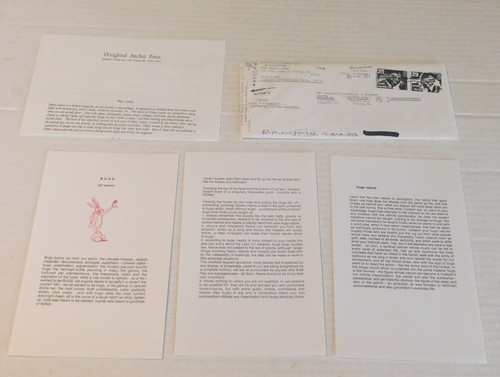 OBJECT LESSON #10 Alternative Literary Periodical Weighted Anchor Press 10 ITEMS - Imagen 5 de 8