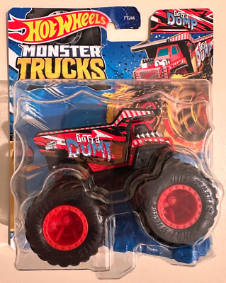 NIB Mattel Hot Wheels Monster Truck 1:64 Gotta Dump Connect & Crash Vehicle Toy