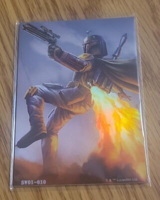 2023 Card.Fun Star Wars Boba Fett Art Trading Card # SW01-010 Disney Licensed
