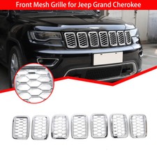 Front Grille Grill Mesh Insert Cover Trim Decor For Jeep Grand Cherokee 2017 Front Grille Grill Mesh Insert Cover Trim Decor For Jeep Grand Cherokee 2017