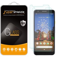 2-Pack Supershieldz Tempered Glass Screen Protector for Google Pixel 3a XL